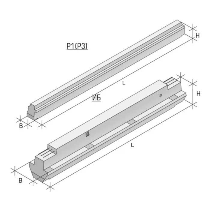 Ригель железобетонный Р1-4
